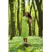 Embroidered dress "Lime Forest"